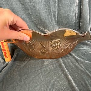 VTG Carnival Glass Marigold Bowl